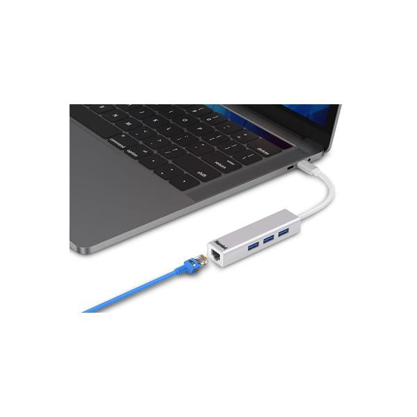 Hamlet XHUB331TCL replicatore di porte e docking station per notebook USB 3.2 Gen 1 (3.1 Gen 1) Type-C Bianco [XHUB331TCL]