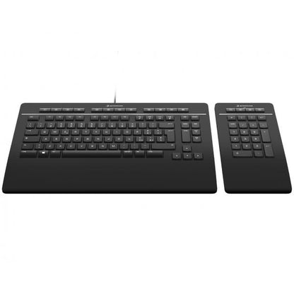 3Dconnexion Keyboard Pro tastiera USB + Bluetooth QWERTY Italiano Nero [3DX-700095]