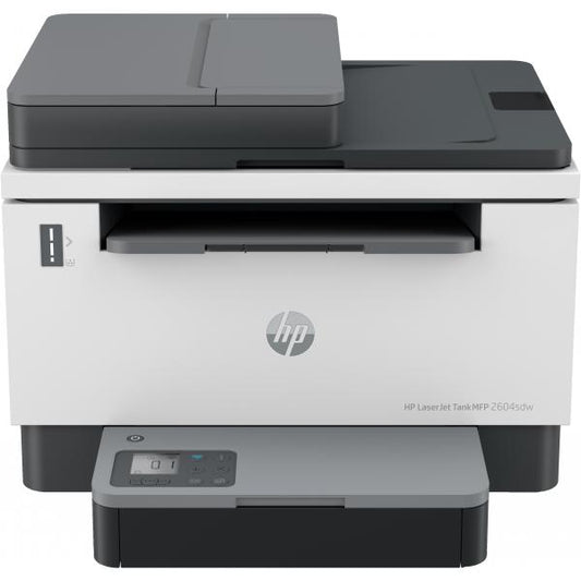 HP MULTIF. LASER A4 B/W, LASERJET TANK 2604SDW, 22PPM, ADF, DUPLEX, USB/LAN/WIFI, 3 IN 1 [381V1A]