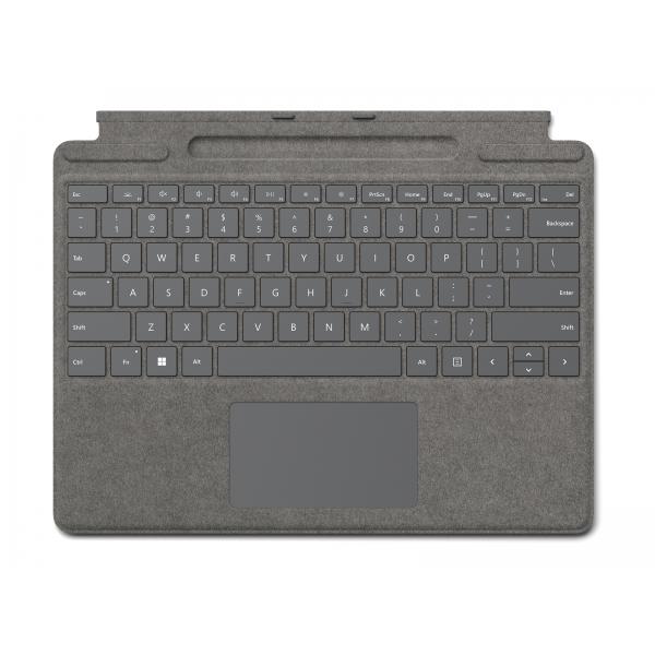 Microsoft Surface Pro Signature Keyboard Platino Microsoft Cover port QWERTY Italiano [8XB-00070]