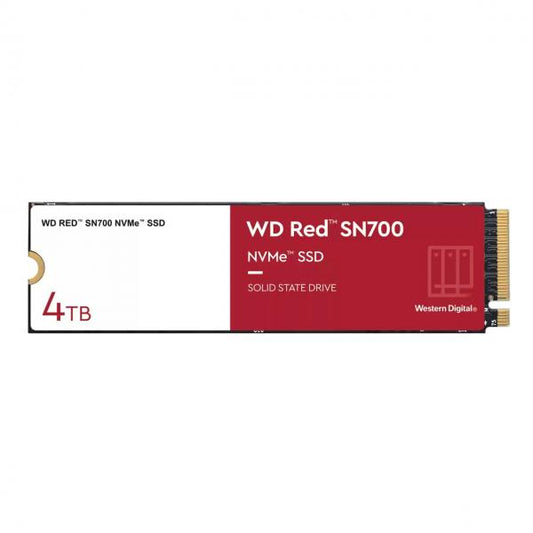 WESTERN DIGITAL INTERNO SSD ROJO 4TB M.2 2280 Lectura/Escritura 3400/3100Mbs [WDS400T1R0C] 