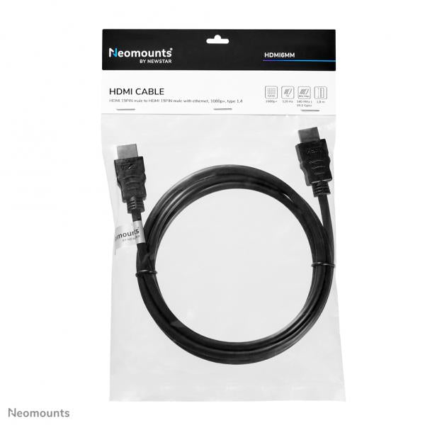 Neomounts Cavo prolunga HDMI , 1,8 metri [HDMI6MM]