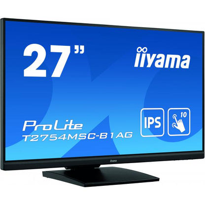 iiyama ProLite T2754MSC-B1AG monitor touch screen 68,6 cm (27") 1920 x 1080 Pixel Multi-touch Multi utente Nero [T2754MSC-B1AG]