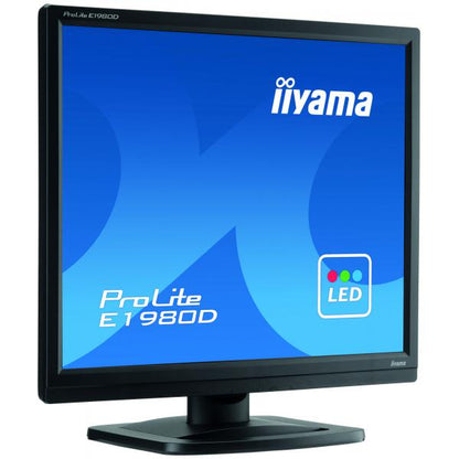 iiyama ProLite E1980D-B1 pantalla LED 48,3 cm (19") 1280 x 1024 Pixeles XGA Negro [E1980D-B1] 