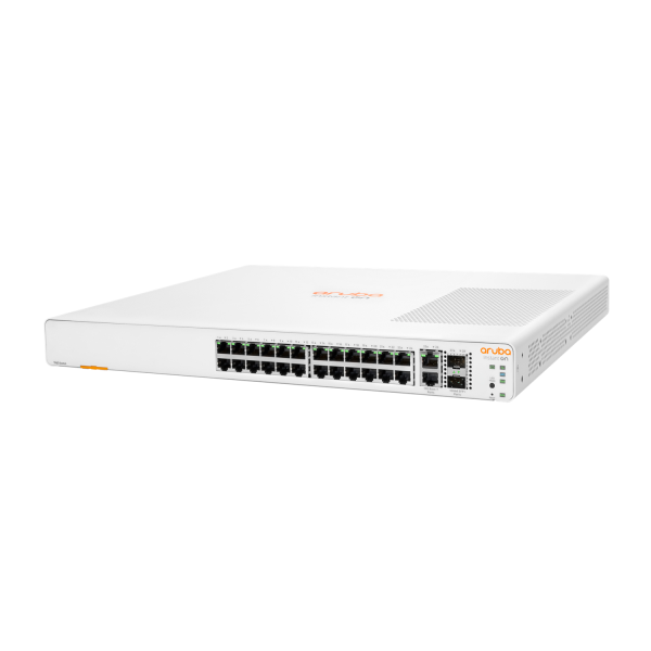 Aruba Instant On 1960 24G 2XGT 2SFP+ Administrado L2+ Gigabit Ethernet (10/100/1000) 1U Blanco [JL806A#ABB]