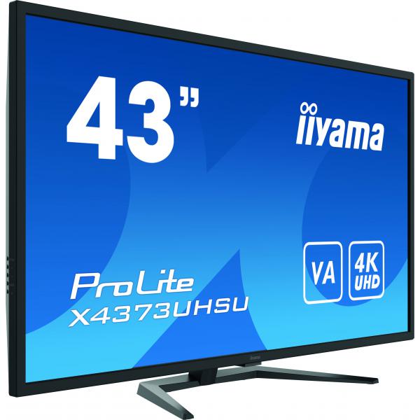 iiyama ProLite X4373UHSU-B1 Monitor para PC 108 cm (42.5") 3840 x 2160 Pixeles 4K Ultra HD Negro [X4373UHSU-B1] 