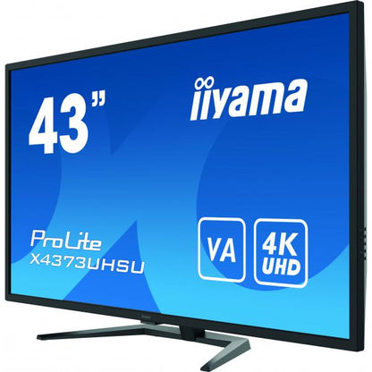 iiyama ProLite X4373UHSU-B1 Monitor para PC 108 cm (42.5") 3840 x 2160 Pixeles 4K Ultra HD Negro [X4373UHSU-B1] 