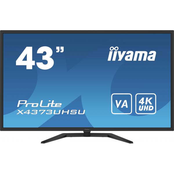 iiyama ProLite X4373UHSU-B1 Monitor PC 108 cm (42.5") 3840 x 2160 Pixel 4K Ultra HD Nero [X4373UHSU-B1]