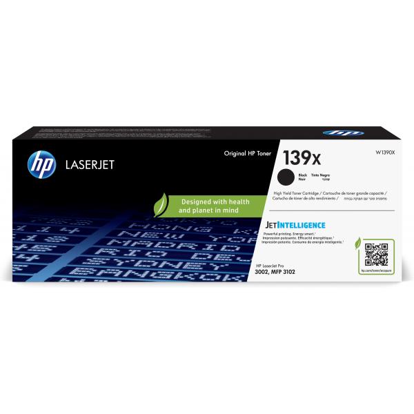 HP LaserJet Cartuccia toner nero originale 139X ad alta capacità [W1390X]