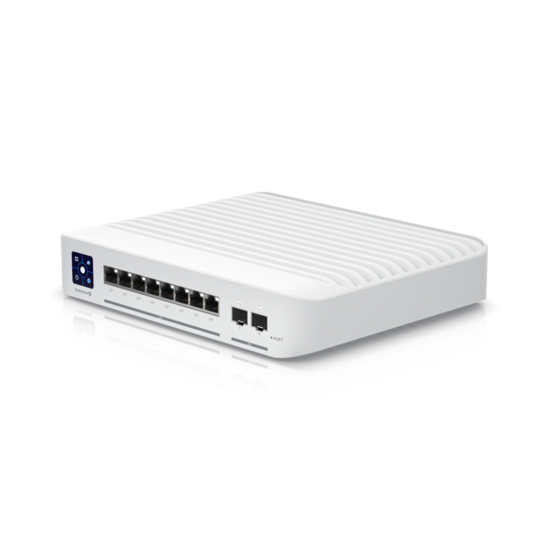 Ubiquiti - Enterprise-8-PoE-EU - UniFi Layer 3 switch with x8 2.5 GbE PoE+, x2 10 Gigabit SFP+ ports, 120W total PoE availability USW-Enterprise-8-PoE-EU [USW-Enterprise-8-PoE-EU]