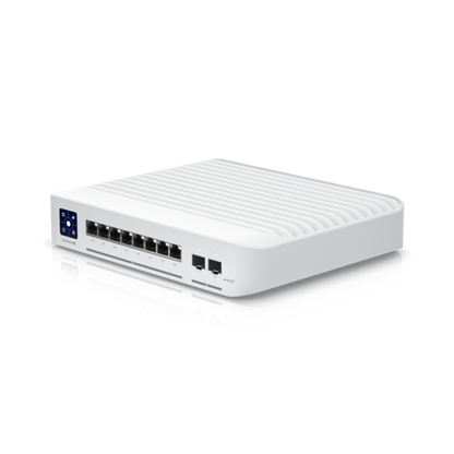 Ubiquiti - Enterprise-8-PoE-EU - UniFi Layer 3 switch with x8 2.5 GbE PoE+, x2 10 Gigabit SFP+ ports, 120W total PoE availability USW-Enterprise-8-PoE-EU [USW-Enterprise-8-PoE-EU]