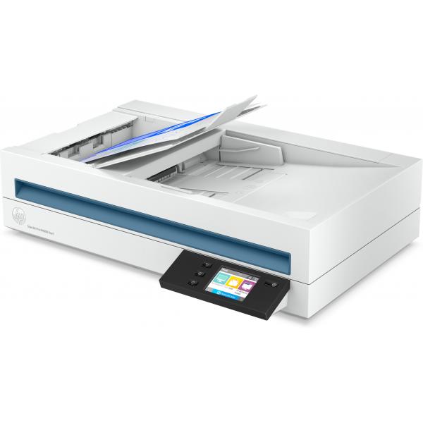 HP SCANNER DOCUMENTALE, SCANJET PRO N4600 fnw1, A4, 30 PPM, ADF, FRONTE/RETRO, USB/LAN [20G07A]