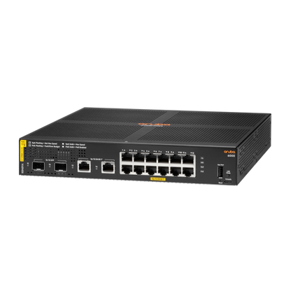 Hpe Aruba 6000 12G CL4 2SFP 139W Switch 12x10/100/1000(PoE+) 2xGigabit SFP 2x1000Base-T [R8N89A#ABB]