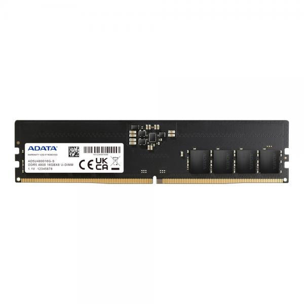 ADATA RAM DIMM 16GB DDR5 4800MHZ UDIMM [AD5U480016G-S]