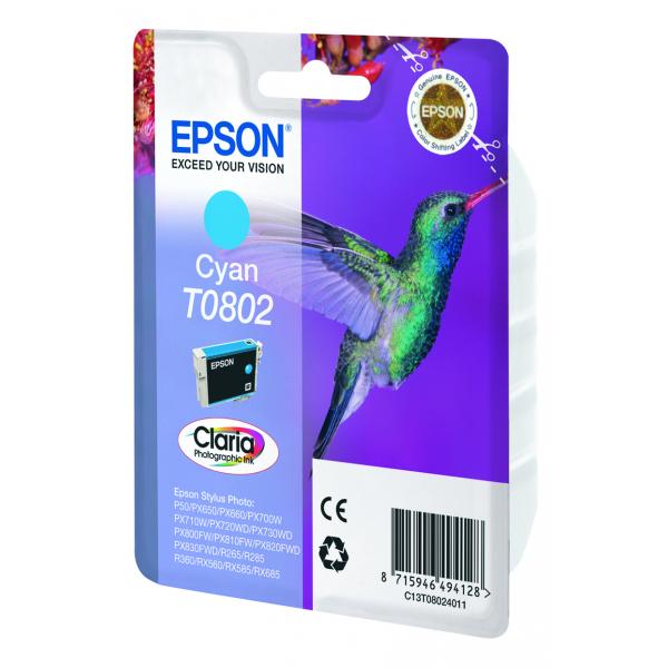 Epson Hummingbird Cartuccia Ciano [C13T08024011]