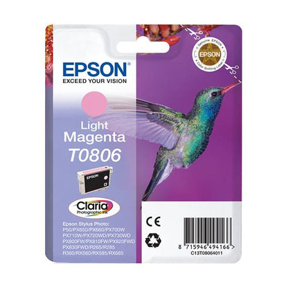 Epson Hummingbird Cartuccia Magenta chiaro [C13T08064011]