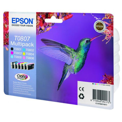 Epson Hummingbird Multipack 6 colores [C13T08074011]