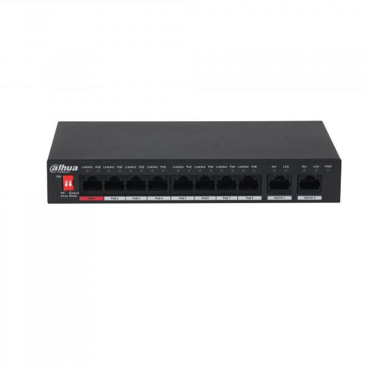 Dahua - PFS3010-8ET-96-V2 - Switch unmanaged 10 porte (8 PoE 96 W) PFS3010-8ET-96-V2 [PFS3010-8ET-96-V2]