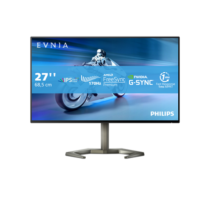 MONITOR PHILIPS 27 LED IPS 16:9 2560x1440 1MS 170HZ 350 CDM, HDMI/DP, PIVOTANTE, MULTIMEDIA [27M1N5500ZA]