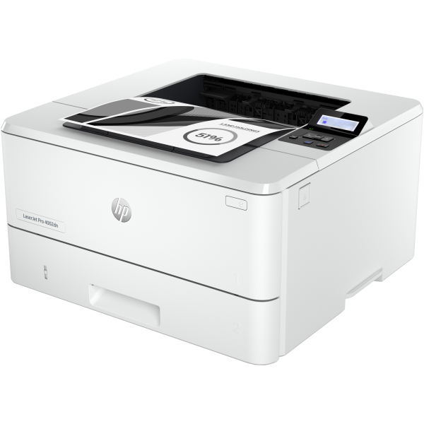 HP LaserJet Pro Stampante 4002dn, Bianco e nero, Stampante per Piccole e medie imprese, Stampa, Stampa fronte/retro; elevata velocità di stampa della prima pagina; risparmio energetico; dimensioni compatte; Avanzate funzionalità di sicurezza [2Z605F#B19]