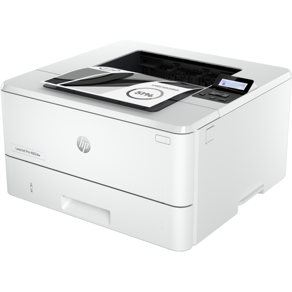 HP LaserJet Pro Printer 4002dw, Black and white, Small to medium business printer, Printing, Duplex printing; high first page printing speed; compact size; energy saving; Advanced security features; Wi-Fi...