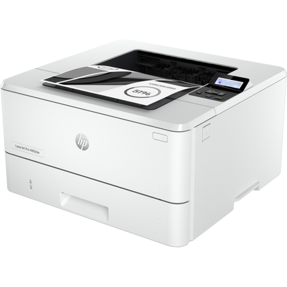 HP LaserJet Pro Printer 4002dw, Black and white, Small to medium business printer, Printing, Duplex printing; high first page printing speed; compact size; energy saving; Advanced security features; Wi-Fi...