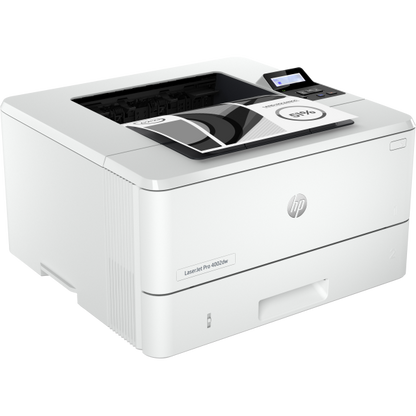 HP LaserJet Pro Printer 4002dw, Black and white, Small to medium business printer, Printing, Duplex printing; high first page printing speed; compact size; energy saving; Advanced security features; Wi-Fi...