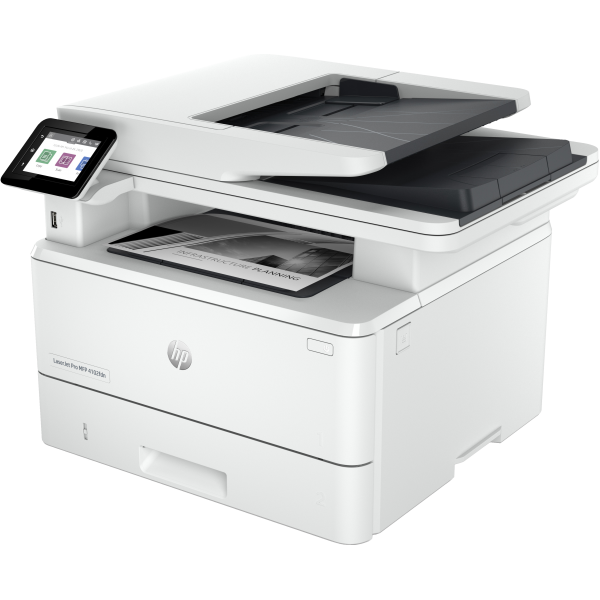 HP LaserJet Pro Stampante multifunzione 4102fdn, Bianco e nero, Stampante per Piccole e medie imprese, Stampa, copia, scansione, fax, idonea a Instant Ink; stampa da smartphone o tablet; alimentatore automatico di documenti; Stampa fronte/retro [2Z62...