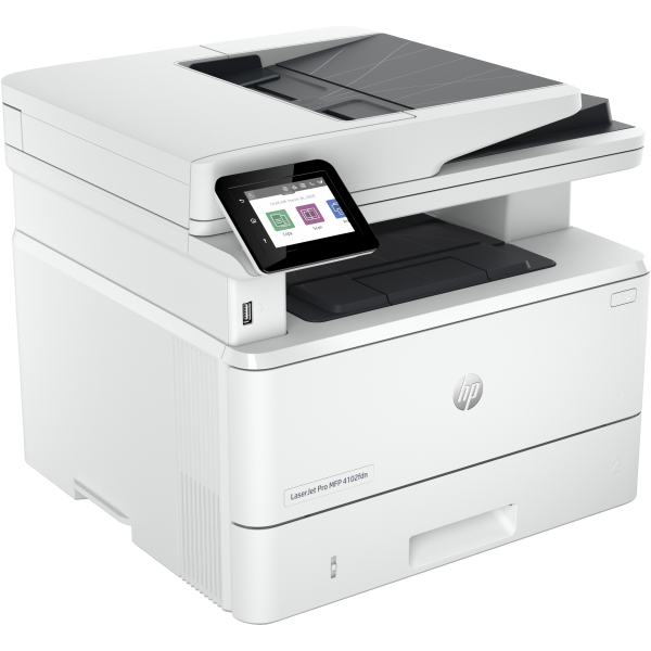 HP LaserJet Pro Stampante multifunzione 4102fdn, Bianco e nero, Stampante per Piccole e medie imprese, Stampa, copia, scansione, fax, idonea a Instant Ink; stampa da smartphone o tablet; alimentatore automatico di documenti; Stampa fronte/retro [2Z62...