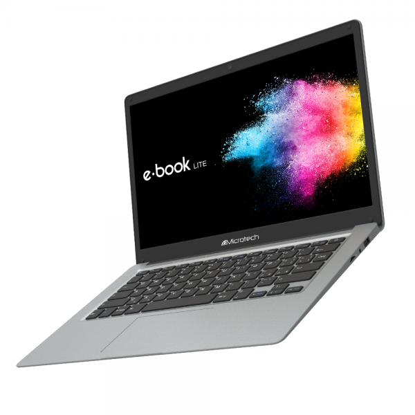 Microtek e-book Lite Laptop 35,8 cm (14.1") Full HD Intel Celeron N4020 4 GB LPDDR4-SDRAM 64 GB eMMC Wi-Fi 5 (802.11ac) Windows 10 Education Gris [EBL14C/W3]