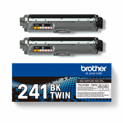 Brother TN-241BKTWIN cartuccia toner 2 pz Originale Nero [TN241BKTWIN]