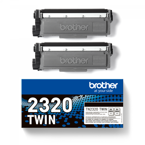 Brother TN-2320TWIN cartuccia toner 1 pz Originale Nero [TN2320TWIN]