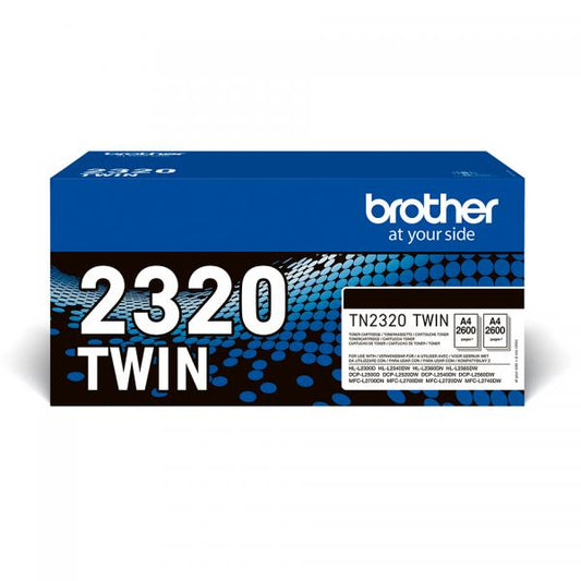 Brother TN-2320TWIN cartuccia toner 1 pz Originale Nero [TN2320TWIN]