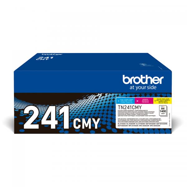 Brother TN-241CMY cartuccia toner 3 pz Originale Ciano, Magenta, Giallo [TN241CMY]