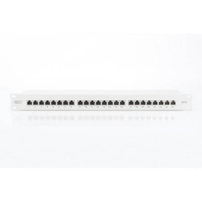 Digitus CAT 6A Patch Panel - 19inch - shielded - 1U - 24-port - 8P8C - Grey [DN-91624S-EA]