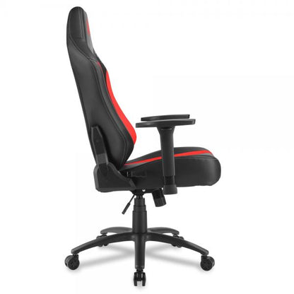 SHARKOON SEDIA GAMING SKILLER SGS20 IN PELLE SINTETICA SEDUTA E SCHIENALE IMBOTTITO NERO E ROSSO [SKILLER SGS20 BK/RED]