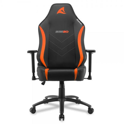 Sharkoon SKILLER SGS20 Asiento acolchado Respaldo acolchado [SKILLERSGS20BLACK/ORANGE] 