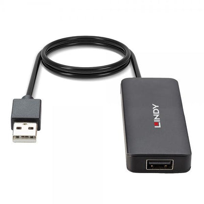 Lindy 42986 hub di interfaccia USB 2.0 480 Mbit/s Nero [LINDY42986]