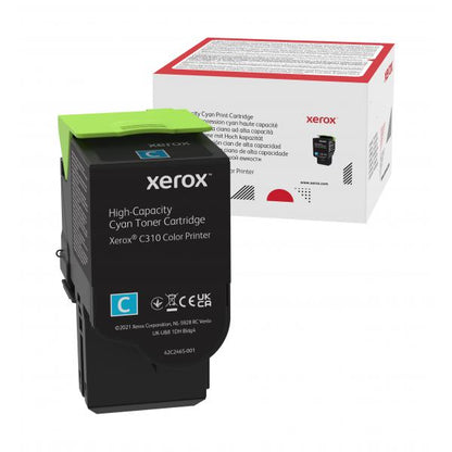 Xerox Cartuccia toner Ciano a High capacity da 5500 Pagine per Stampante a colori  C310/multifunzione a colori  C315 (006R04365) [006R04365]