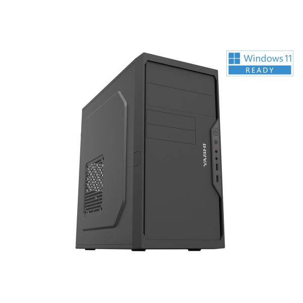 YASHI YY13245 PC Intel Core i3 i3-10100 8 GB DDR4-SDRAM 256 GB SSD FreeDOS Mini Tower Nero [YY13245]