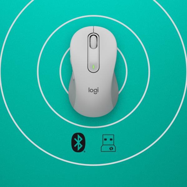 Logitech Signature M650 for Business mouse Mano destra RF senza fili + Bluetooth Ottico 4000 DPI [910-006275]