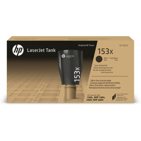 HP Kit ricarica toner nero originale LaserJet Tank 153X [W1530X]