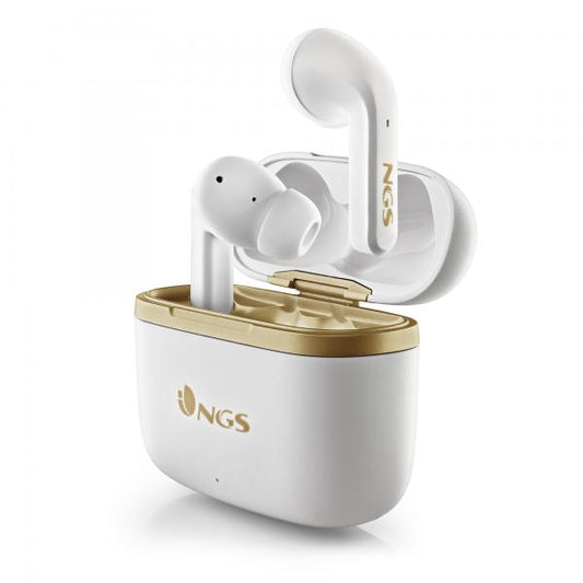 AURICULARES NGS TROPHY WHITE 20 HORAS DE BATERÍA CONTROLES TÁCTILES INALÁMBRICOS VERDADEROS [ARTICATROPHYWHITE]