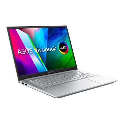 ASUS VivoBook Pro 14 OLED K3400PH-KM033T Portátil 35,6 cm (14") WQXGA+ Intel Core i5 i5-11300H 16 GB DDR4-SDRAM 512 GB SSD NVIDIA GeForce GTX 1650 Wi-Fi 6 (802.11ax) Windows 10 Home Plata [ 90NB0UX3-M00930 ]