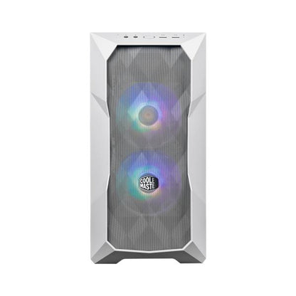 COOLER MASTER CASE MASTERBOX TD300 MESH WHITE ARGB, SIDE-PANEL, MID-TOWER, MICRO-ATX MINI-ITX [TD300-WGNN-S00]