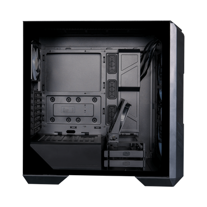 COOLER MASTER CASE HAF500 MID-TOWER E-ATX ARGB SIDE PANEL, BLACK [H500-KGNN-S00]