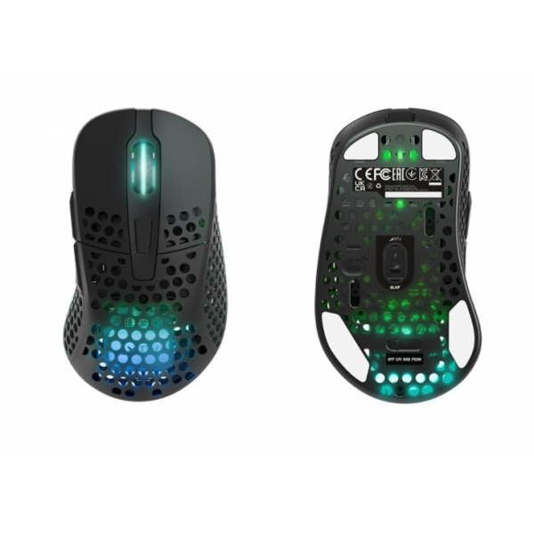 Cherry Xtrfy M4 RGB - Mouse - Wireless - Black [M4W-RGB-BLACK]