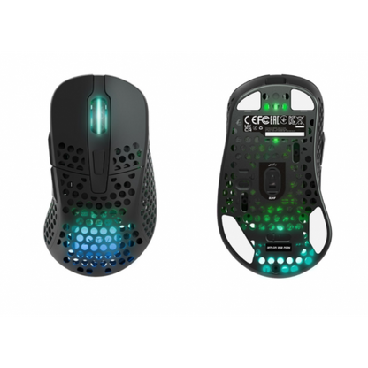 Cherry Xtrfy M4 RGB - Mouse - Wireless - Black [M4W-RGB-BLACK]