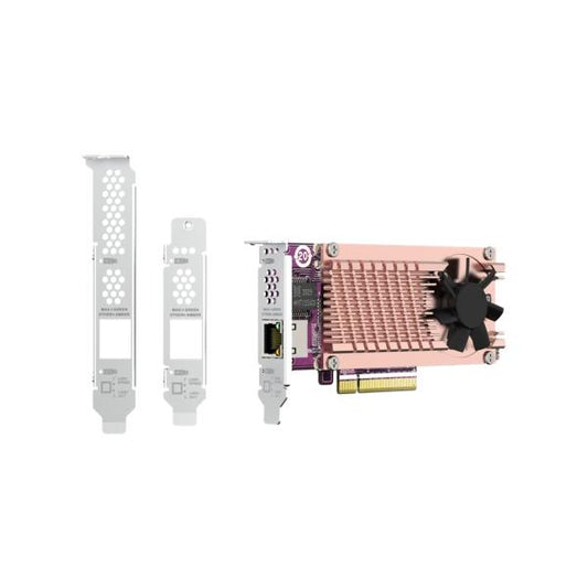 Tarjeta de interfaz QNAP QM2 CARD y adaptador PCIe interno [QM2-2P10G1TB] 