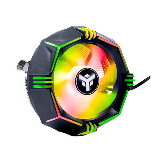 ITEK DISSIPATORE AD ARIA ICY-4LPR - SKT UNIVERSALE, 65W TDP, LOW PROFILE, RGB RAINBOW [ITACI4LPR]